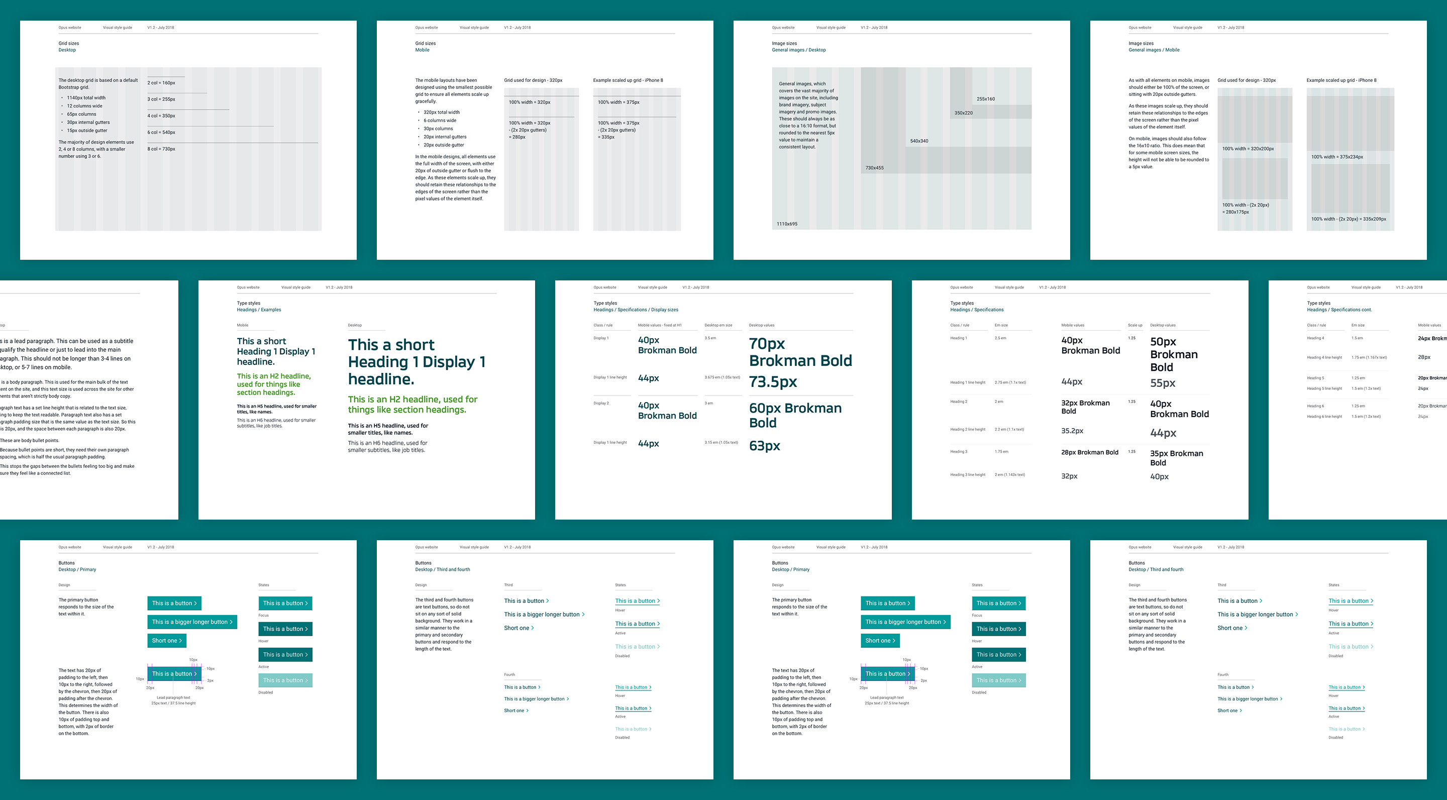 Gallery image showcasing Opus Styleguidepages
